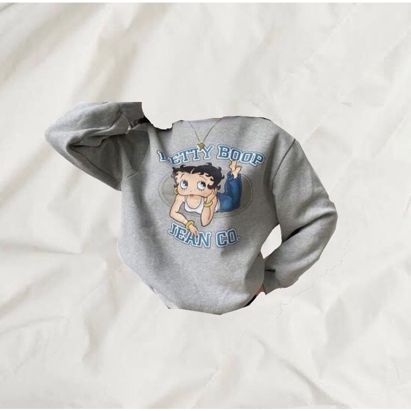 Betty Boop Grey Sweater