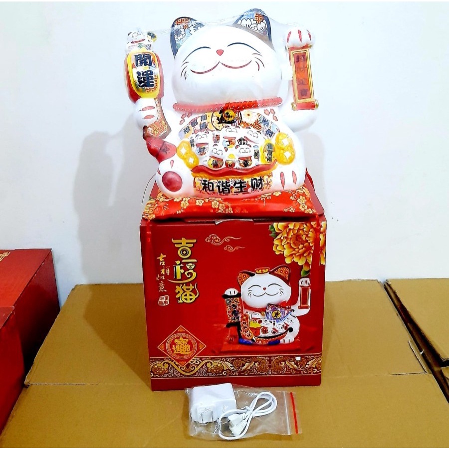 MANEKI KUCING LUCKY PAJANGAN KUCING MANEKI NEKO KADO