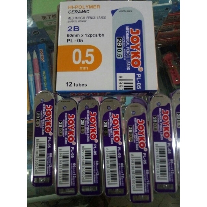 

Terbatas Isi Pensil 2B Mekanik Merk Joyko Bergaransi