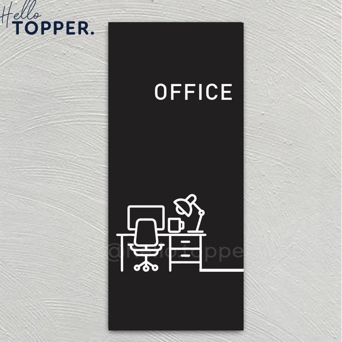 

✨BISA COD✨ Sign Label Akrilik Kantor | Sign Office Room Acrylic Printed