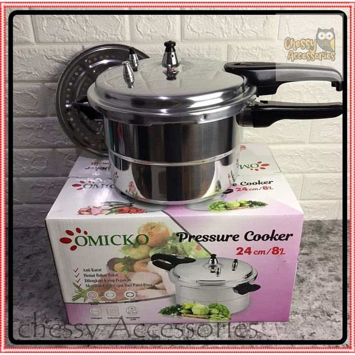 MY- omicko pressure cooker/panci presto 24cm 8Ltr
