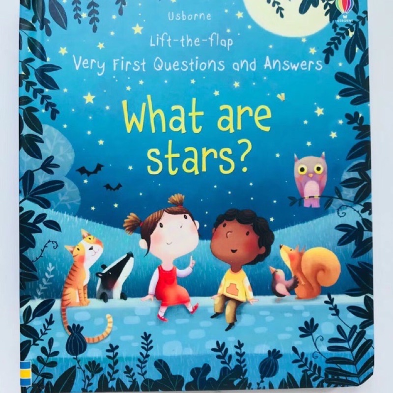 Usborne lift the flap what are stars - buku import anak