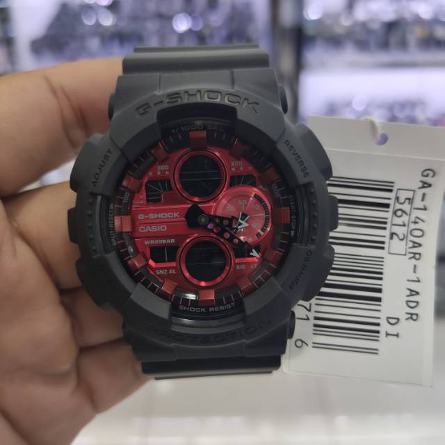Jam tangan casio gshock ga140ar 1adr original garansi resmi 2 thn ga 140