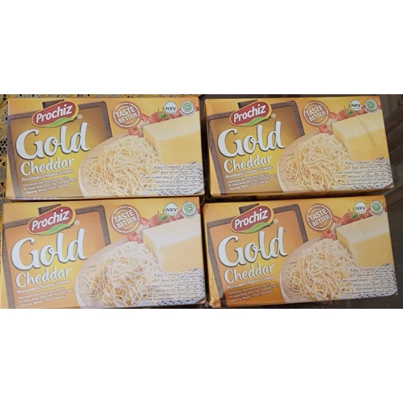 Jual Keju Prochiz Gold Cheddar 160 Gr | Shopee Indonesia