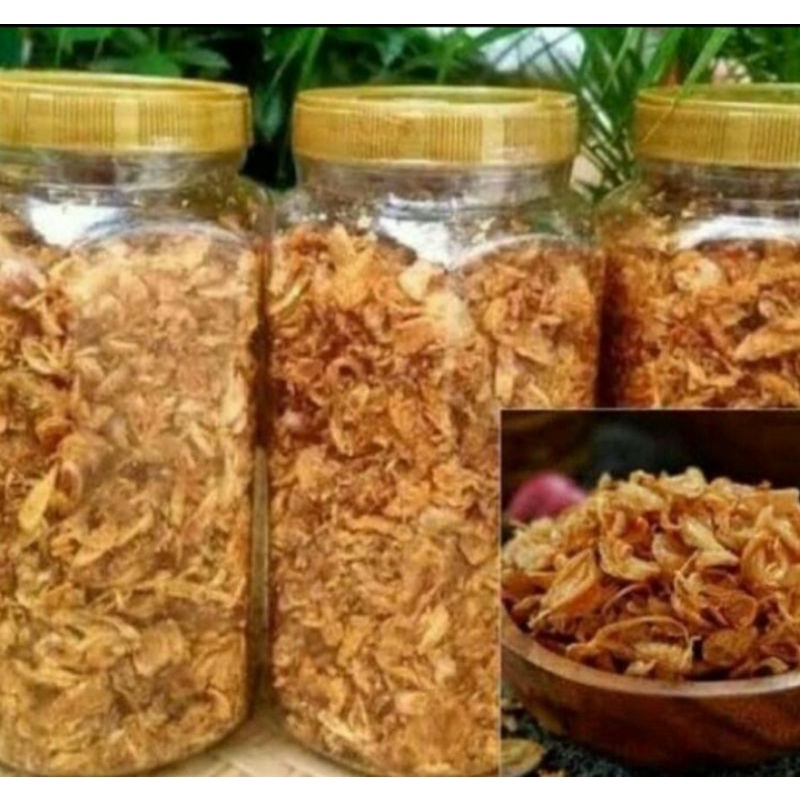 

Bawang Goreng Isi (200) Gram Brambang Goreng Asli