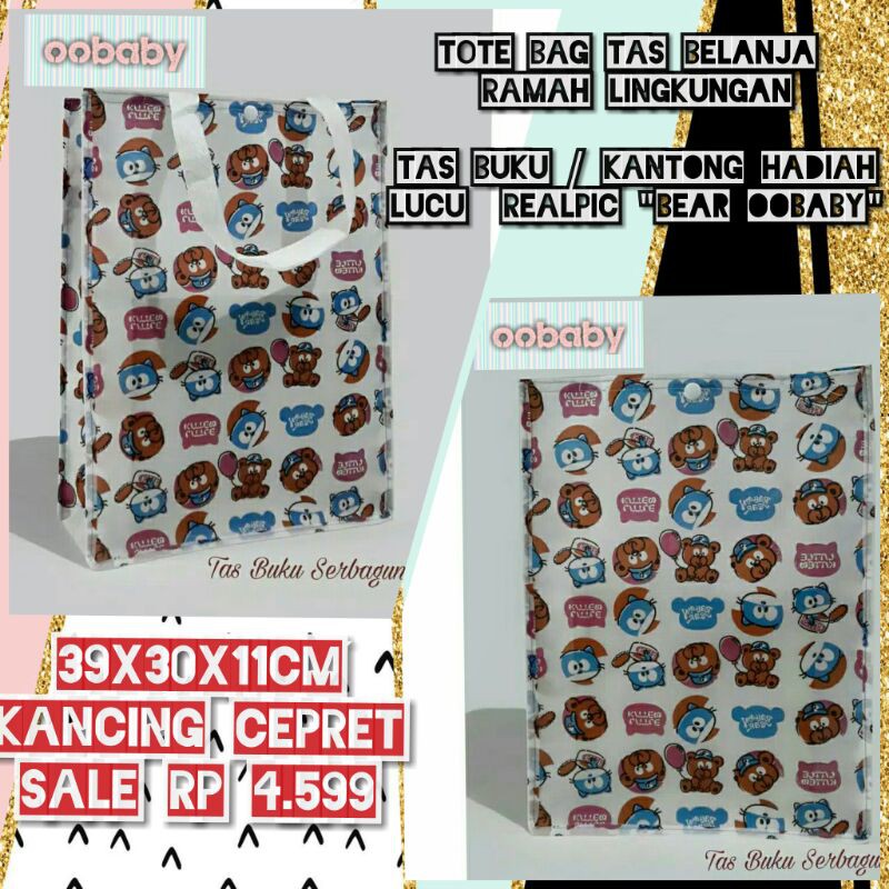 

Tas belanja ramah lingkungan Tas Lebaran spunbond tebal