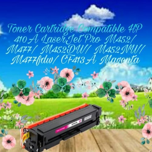 Toner Cartridge Compatible HP 410A Pro M377 M452 M477 CF413A M452dn M452nw M452dw Magenta