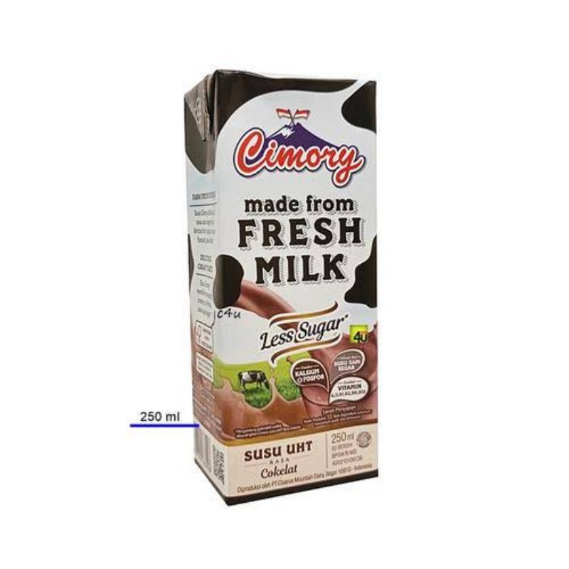 

Cimory - UHT Made from FRESH MILK - 250ml Susu RTD