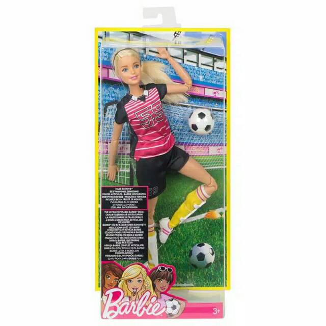 BARBIE MADE TO MOVE SOCCER