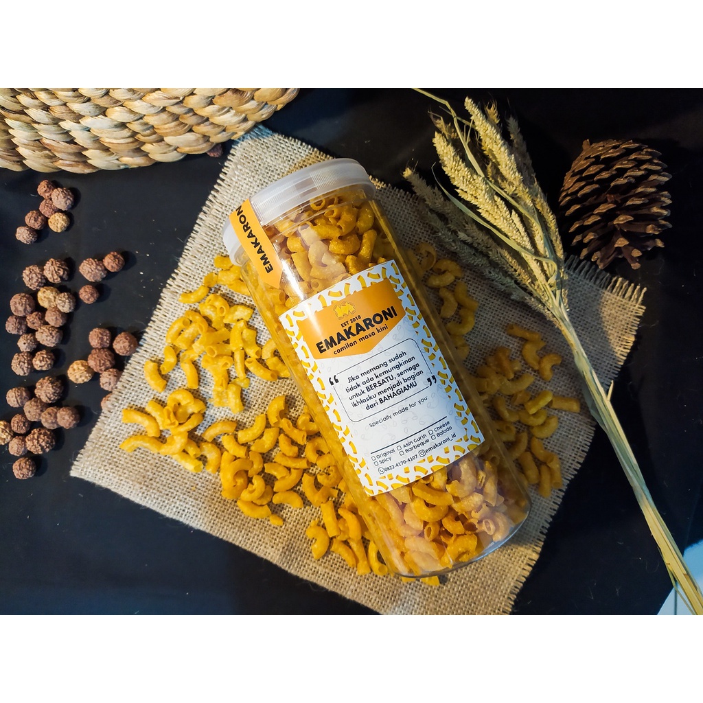 

EMAKARONI SPECIAL KERING TOPLES 365 gr (LARGE) | RASA PEDAS | ASIN GURIH | KEJU | BALADO | BARBEQUE RENYAH & NAGIH BGT
