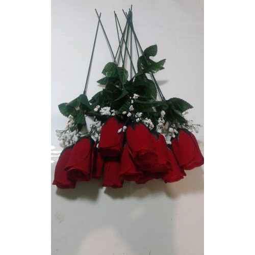 Jual Lusin Bunga Mawar Plastik Diskon