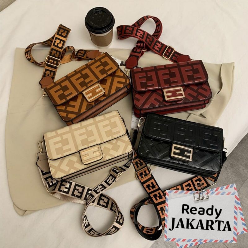 AwBags Tas Selempang Wanita Import Fashion ABC7387