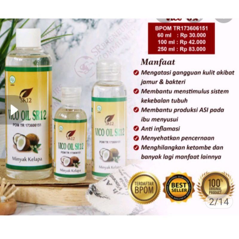 

vco minyak kelapa murni