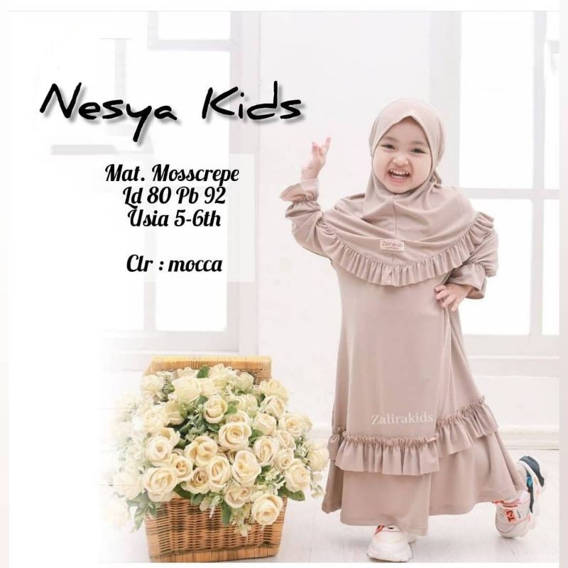 Gamis Anak Murah Umur 1-8 Tahun. ( Nessya Syar'i Kids )