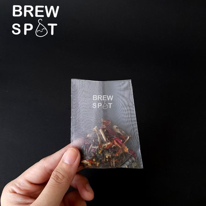 

[ COD ] Nylon Tea Bag Pyramid - Kemasan Teh Nilon TERJAMIN Kode 25