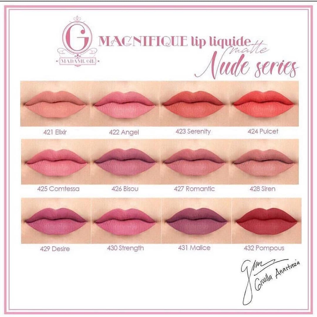 Madame Gie Magnifique Lip Liquide Matte NUDE