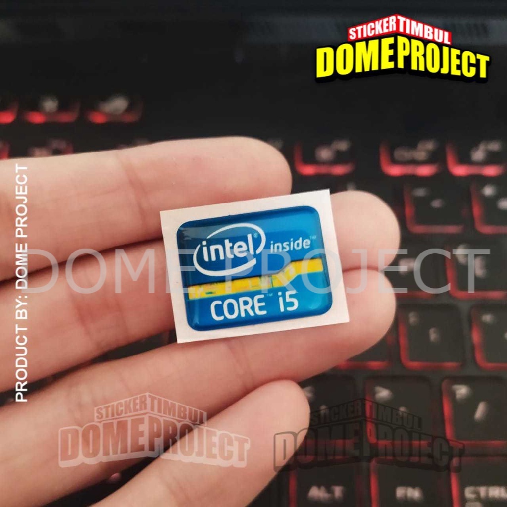 INTEL CORE i5 GEN 2 STIKER TIMBUL LENTUR STIKER STIKER PC STIKER PROCESSOR