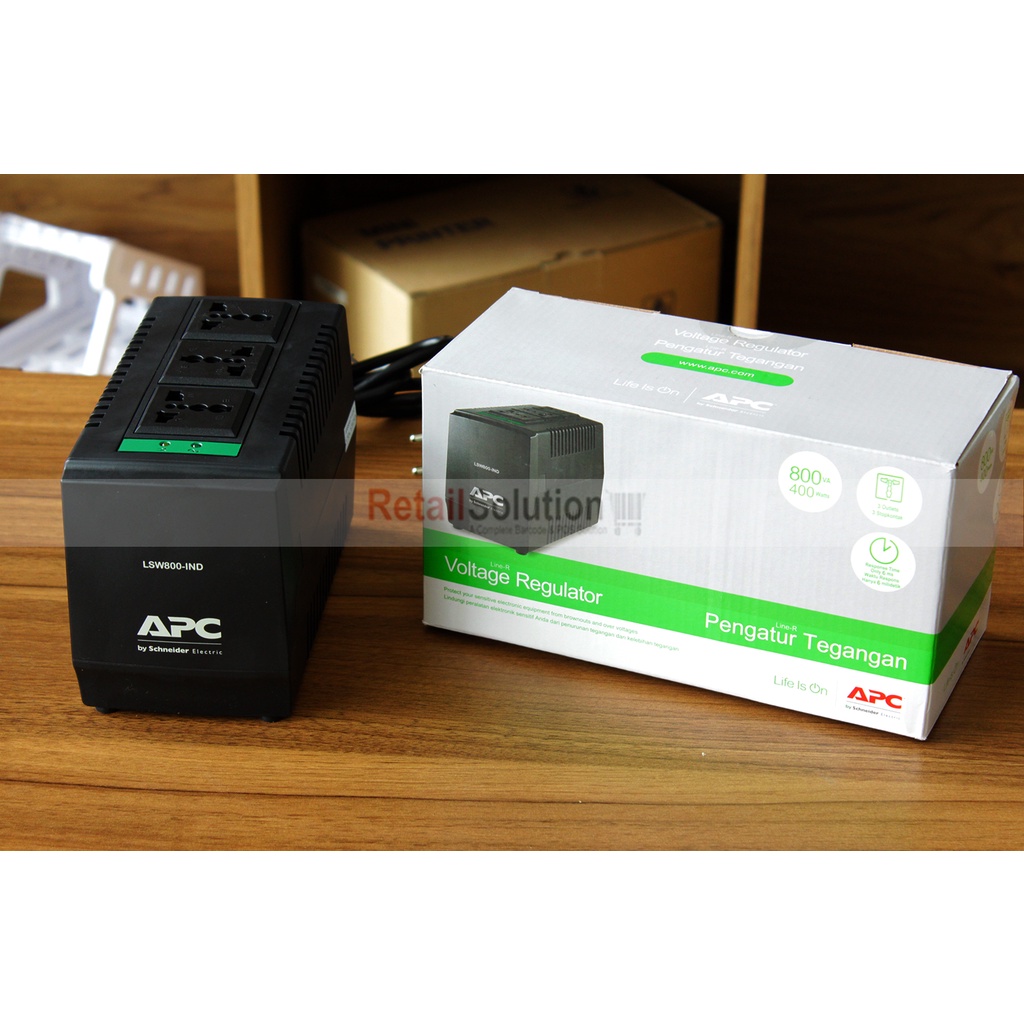 Stabilizer 400W Universal Socket - APC LSW800 / LSW-800 800VA 230V