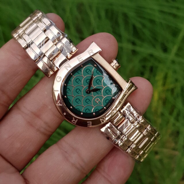JAM TANGAN WANITA AIGNER GENUA DUE RANTAI ROSEGOLD