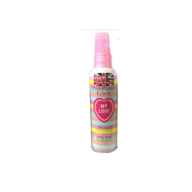 Sogen Parfums Love My Love Body Mist 100ml 100% original BPOM