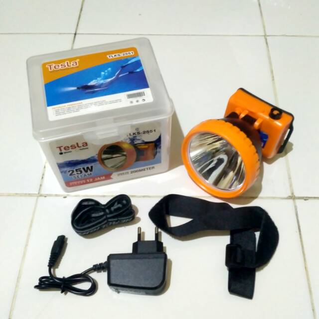 Senter kepala selam atau HEADLAMP TESLA TLKS 2551