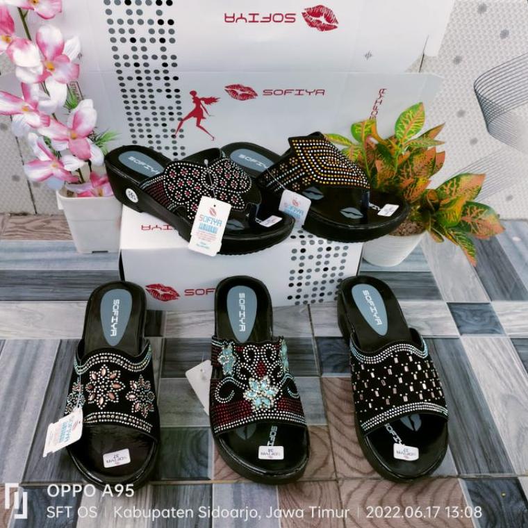 BAG.01Jl22ᴬ - WEDGES SOFIYA/SANDAL SOFIYA/SOFIYA 5 CM/SOFIYA