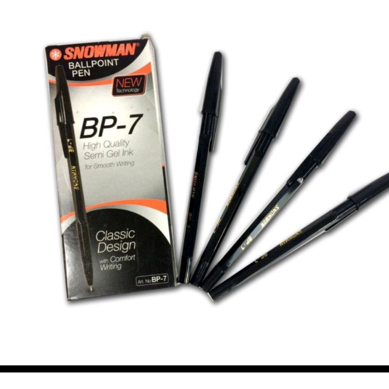 

ball poin pen snowman BP 7.isi 12pcs