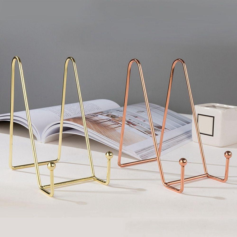 Rebuy Display Stand Newspaper Collection Frame Foto Piring Hias Tempat Piring