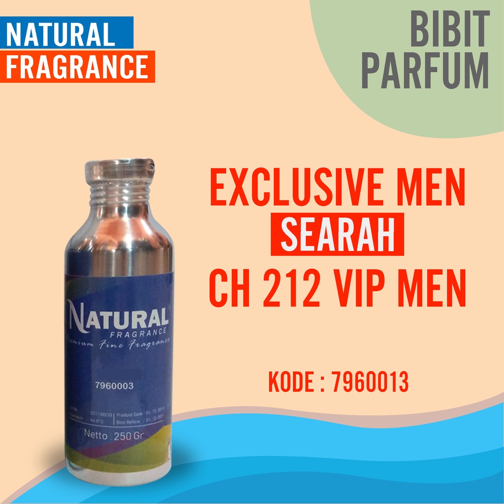 Bibit Parfum Murni CH 212 VIP MEN - EXCLUSIVE MEN NATURAL FRAGRANCE