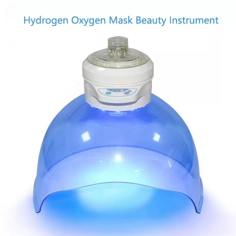 Hidrogen Masker Oksigen dengan LED 3 Warna untuk Antioksidan Perawatan Kecantikan Kulit Nano Wajah dan Kecantikan Atom