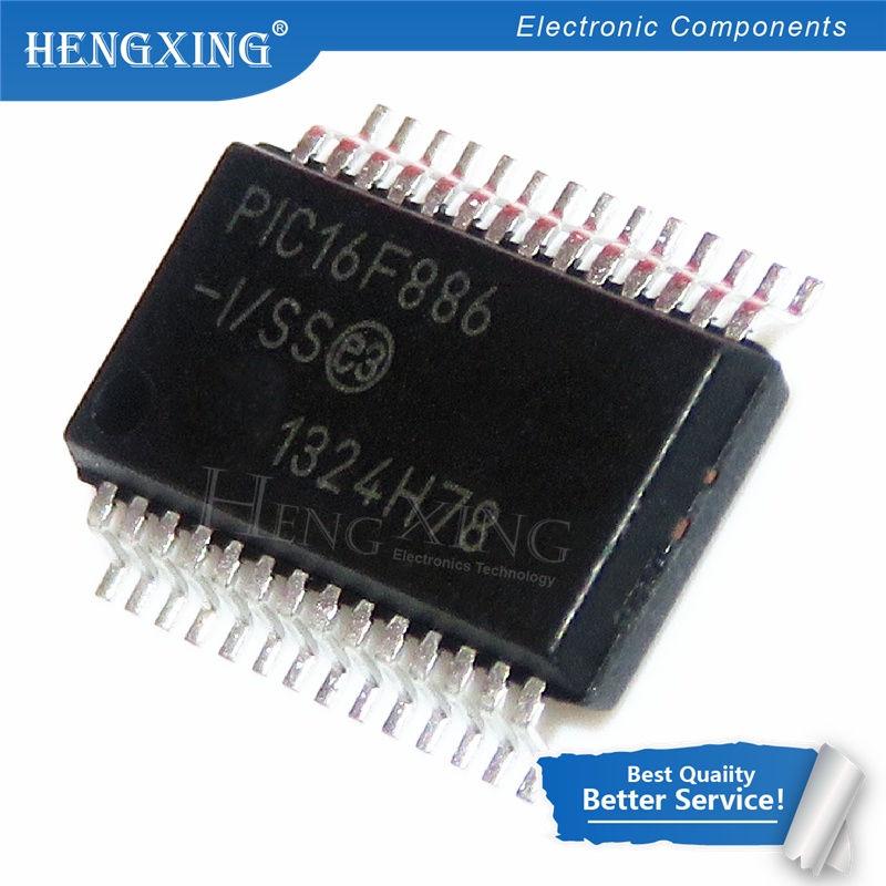 20pcs Ic PIC16F886-I / SS PIC16F886 16F886 SSOP-28