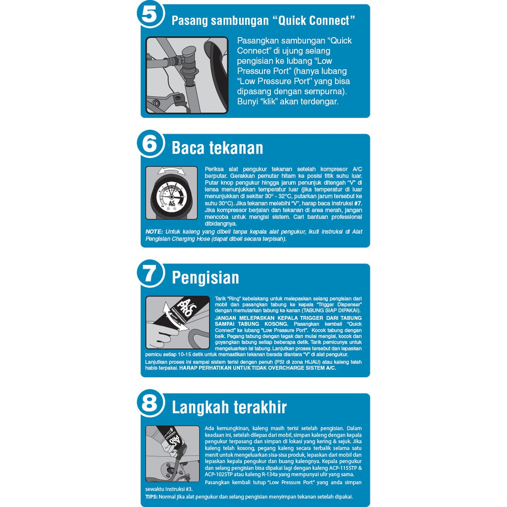 Diskon A/C AC PRO REFRIGERANT FREON R-134A R134A W/DISPENSER 397 g