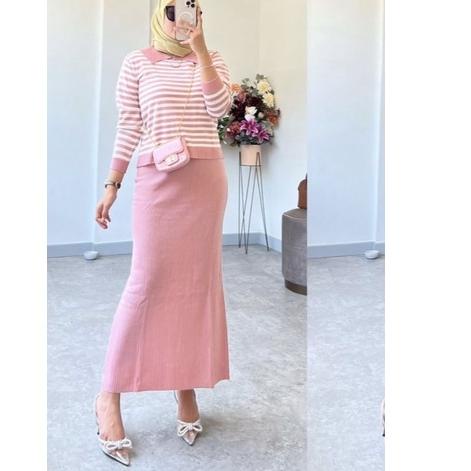 trxj8J3v--RAJUT CLOTHING | One Set Rajut Salur Import | Setelan Rajut Import Wanita | Setelan Rajut 