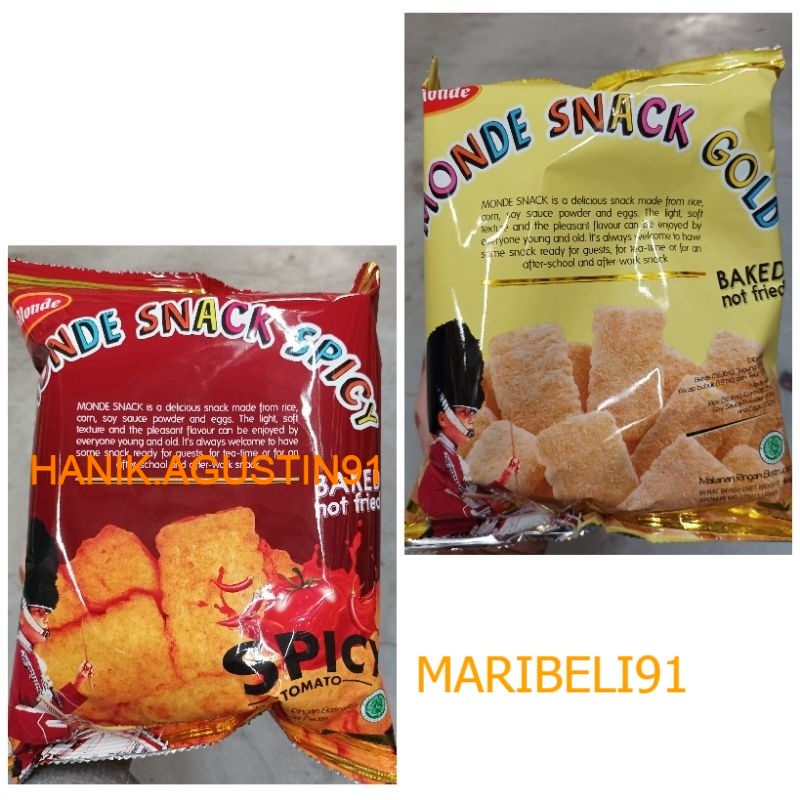 

Monde snack gold / spicy50gr / Monde Snack MB91