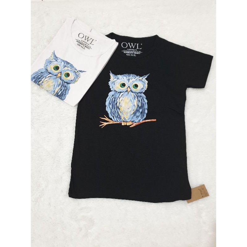 kaos katun wanita lucu OWL 001