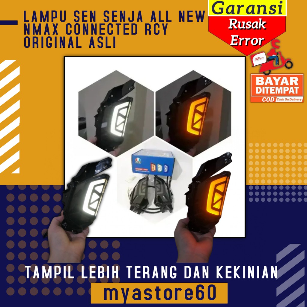 LAMPU RITING SEN SEIN SENJA ALL NEW YAMAHA NMAX 2020 CONNECTED  RCY ORIGINAL TERANG AKSESORIS MOTOR