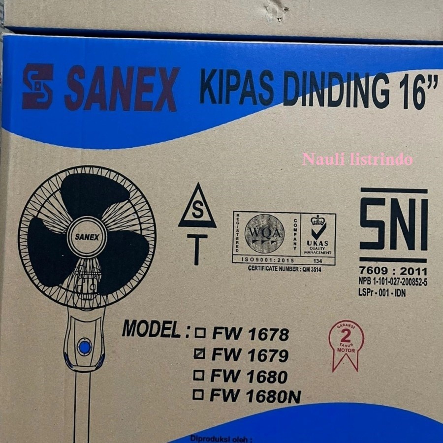 SANEX - Kipas Angin Dinding Sanex FW1679
