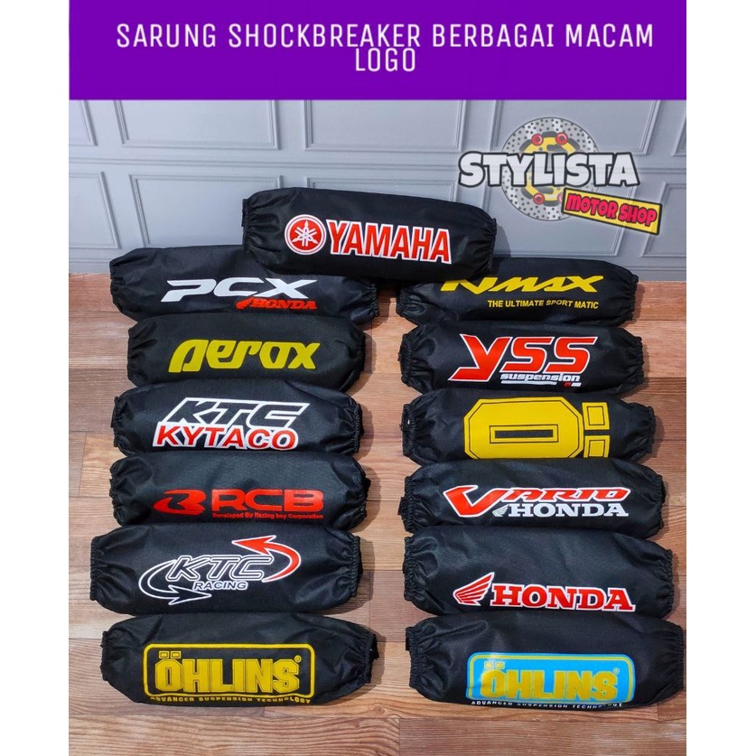 SARUNG SHOCKBREAKER BELAKANG NMAX AEROX VARIO COVER SARUNG SHOCK YSS HONDA YAMAHA OHLINS