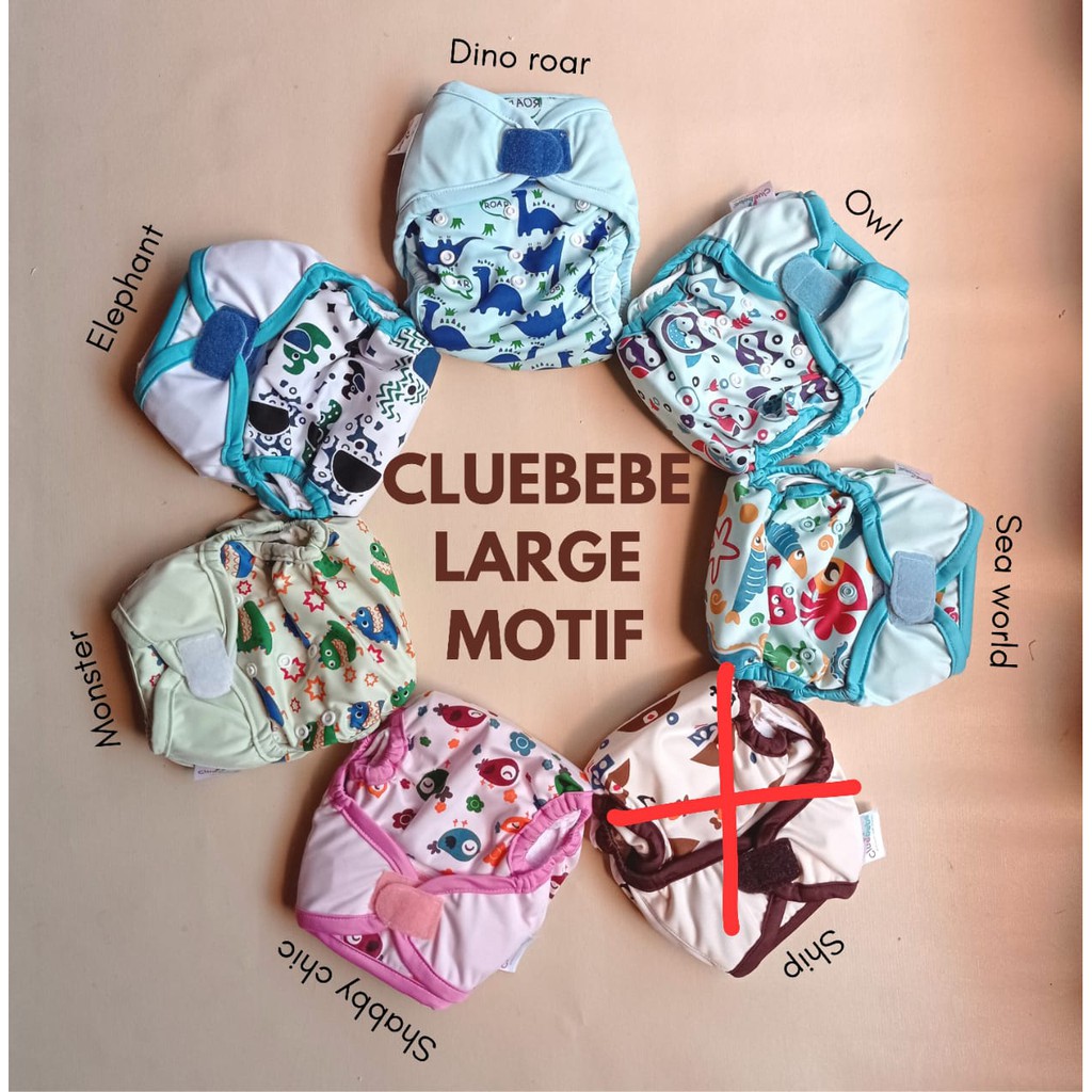 Cluebebe Coveria Large (5-15 kg) - termasuk insert 3 layer+stay dry