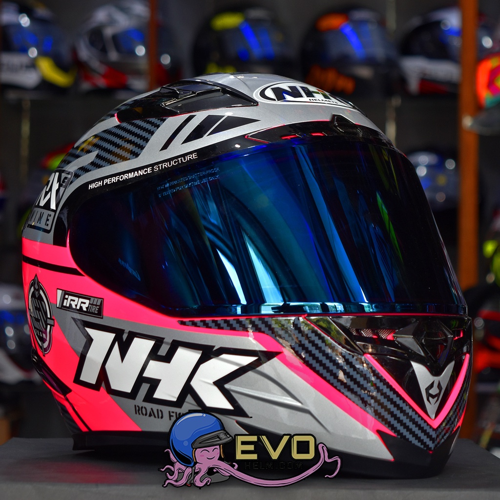 NHK RX9 RACER PINK - NHK RACER X PINK - PINK FLUO/SILVER