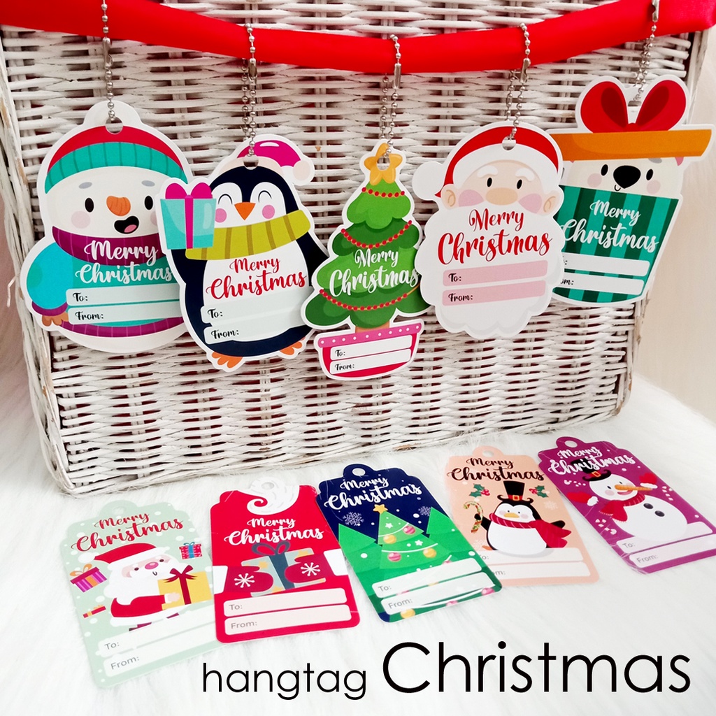 

Hangtag Christmas isi 10 pcs/ hangtag Natal / Merry Christmas
