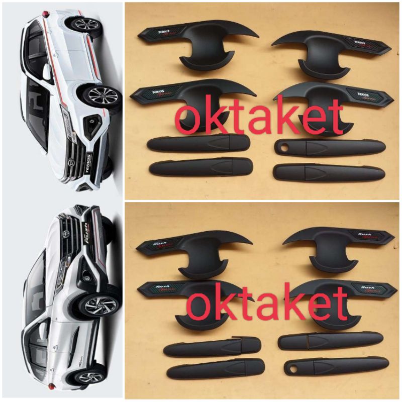 paket outer handle All new Rush Terios 2018 2019 2020 2022 Activo hitam