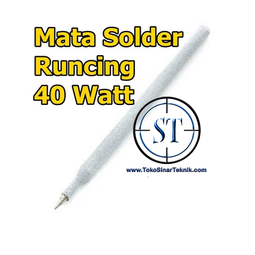 Mata Solder Crystal Ujung Solder Mata Kristal Soldering Tip Runcing Lancip Awet  Timah Lengket Dengan Sempurna  ST-HQ U 30w 40w JAPAN