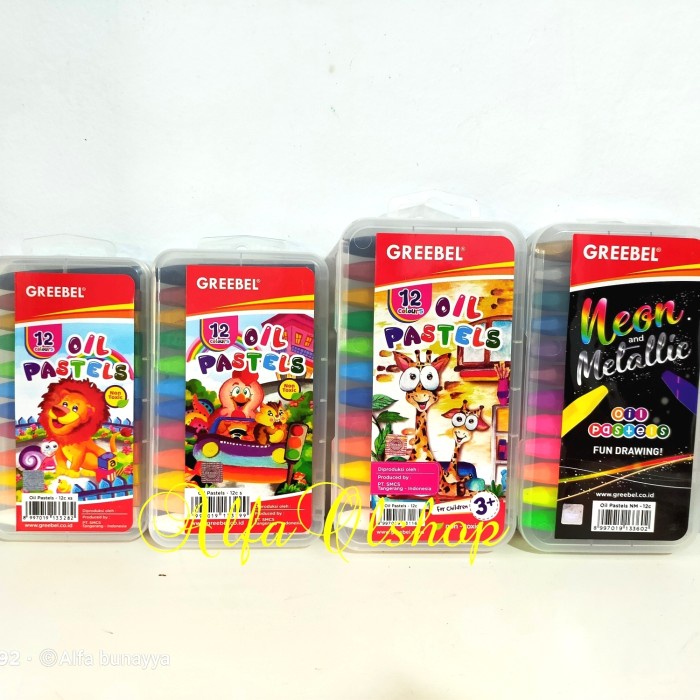 

WARNAPENSIL- PROMO CRAYON GREEBEL 12 OIL PASTELS KRAYON PASTEL - 12WARNA-XS -PENSIL WARNA