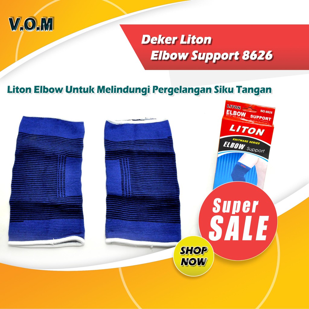 VOM Deker Liton Elbow Support 8626 Pelindung Siku Tangan 0467