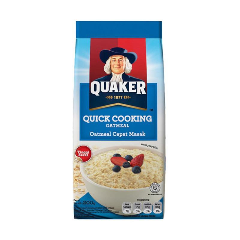 

QUAKER QUICK COOK OATMEAL 200 GR