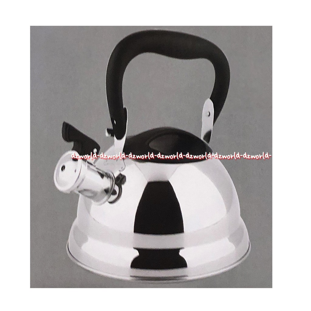 Krischef Whistling Kettle 1.8L Teko Cerek Air Stainless Bunyi Jika Masak Matang Kris Chef Stove Water Kettle