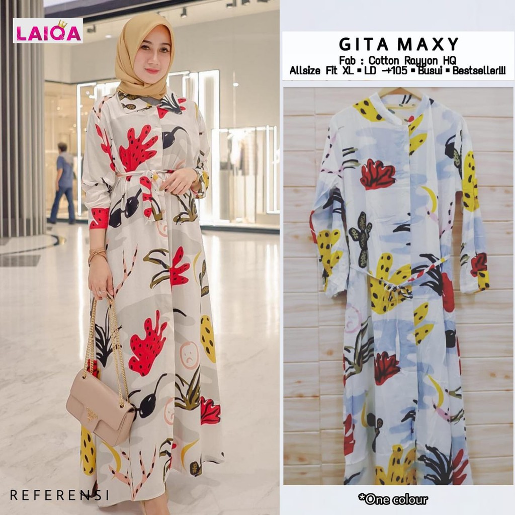 GITA MAXY Dress Gamis BY LAIQA