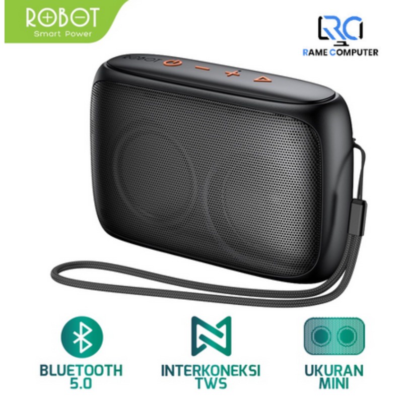 ROBOT Speaker Bluetooth 5.0 Mini Portable Support Micro SD &amp; USB RB110