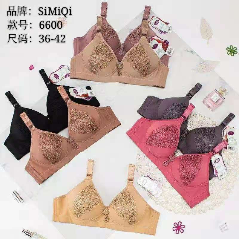 BRA SIMIQI 6600 / BH TANPA KAWAT UKURAN 36.38.40.42